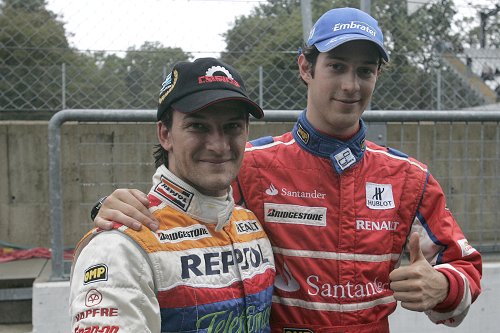 Kampioen Pantano en viec-kampioen Senna